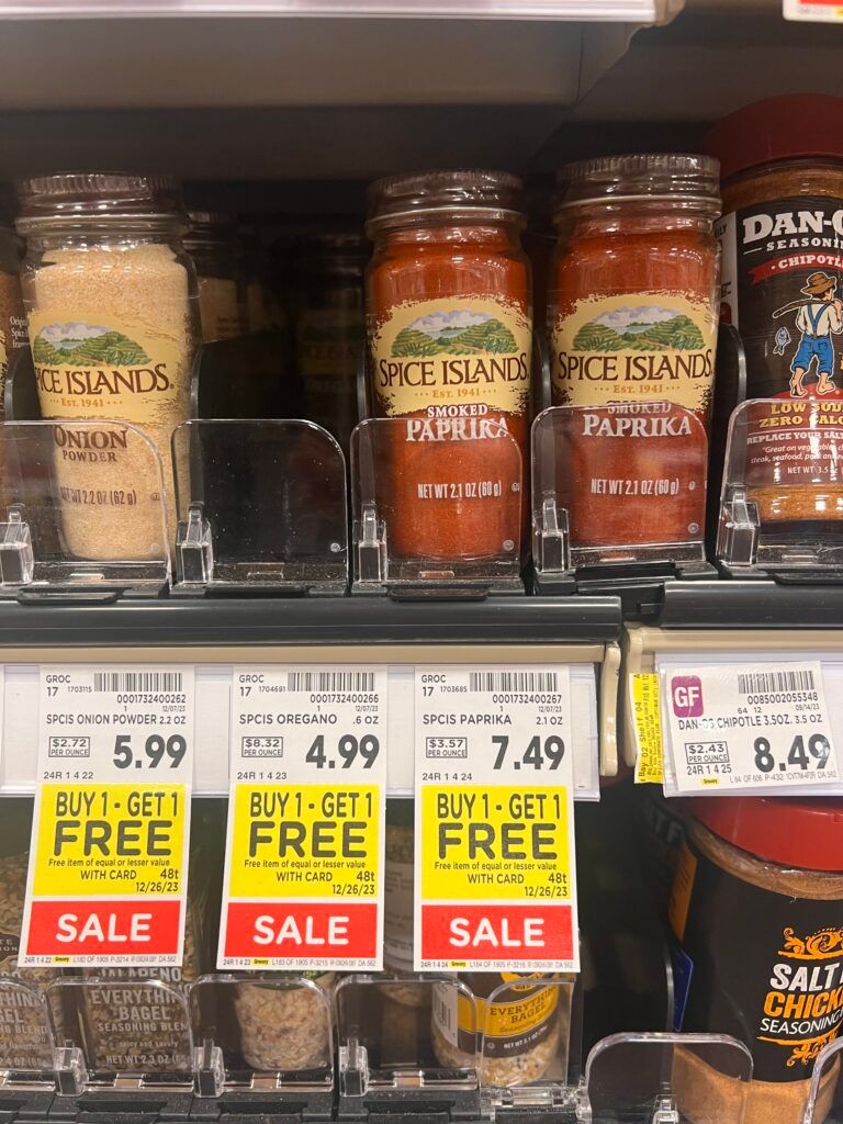 spice islands kroger shelf image