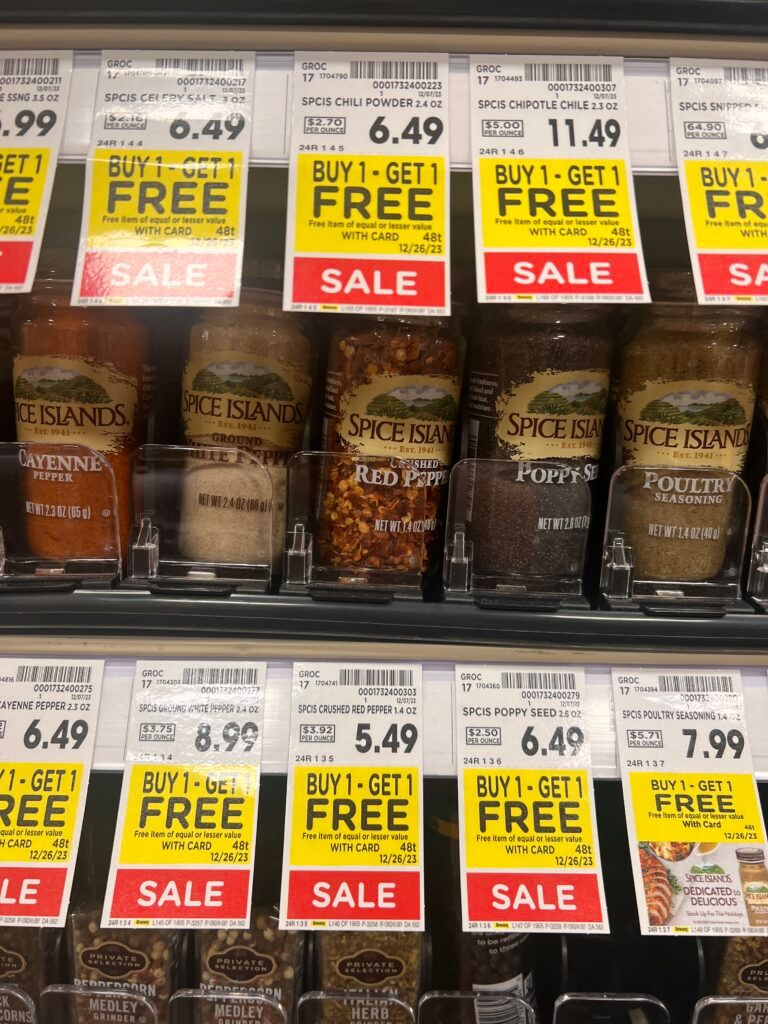 spice islands kroger shelf image