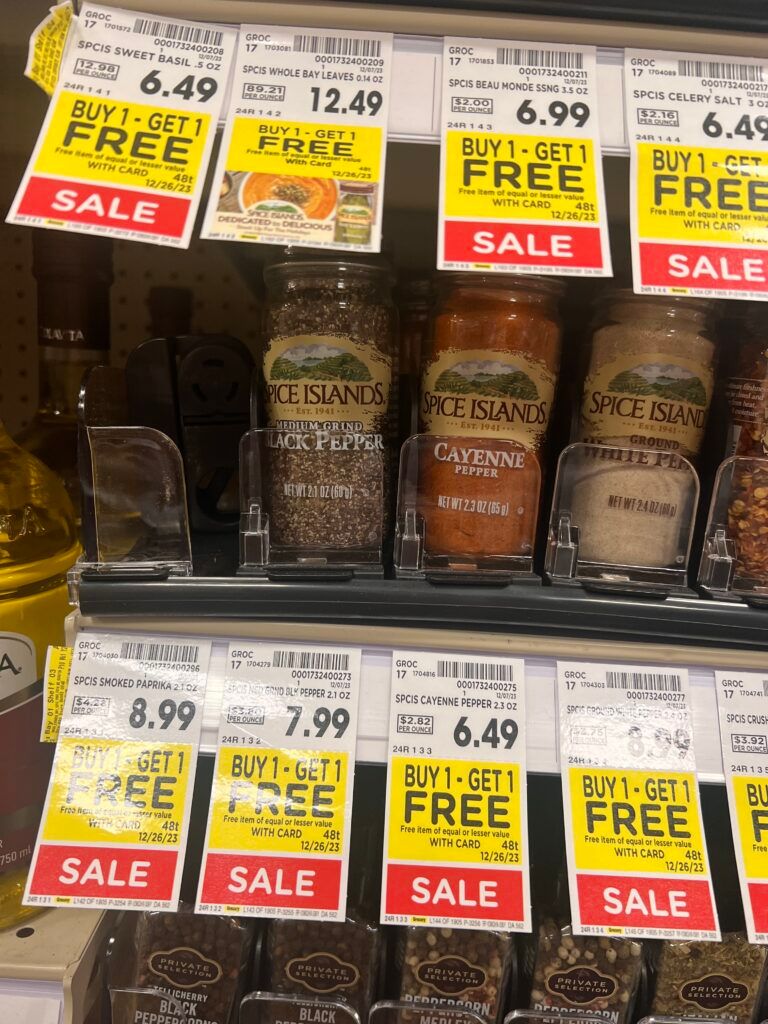 spice islands kroger shelf image