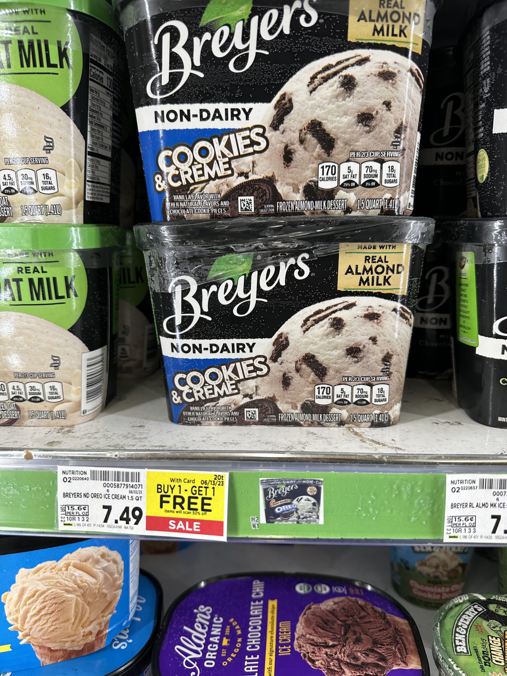 breyers ice cream kroger shelf image 28