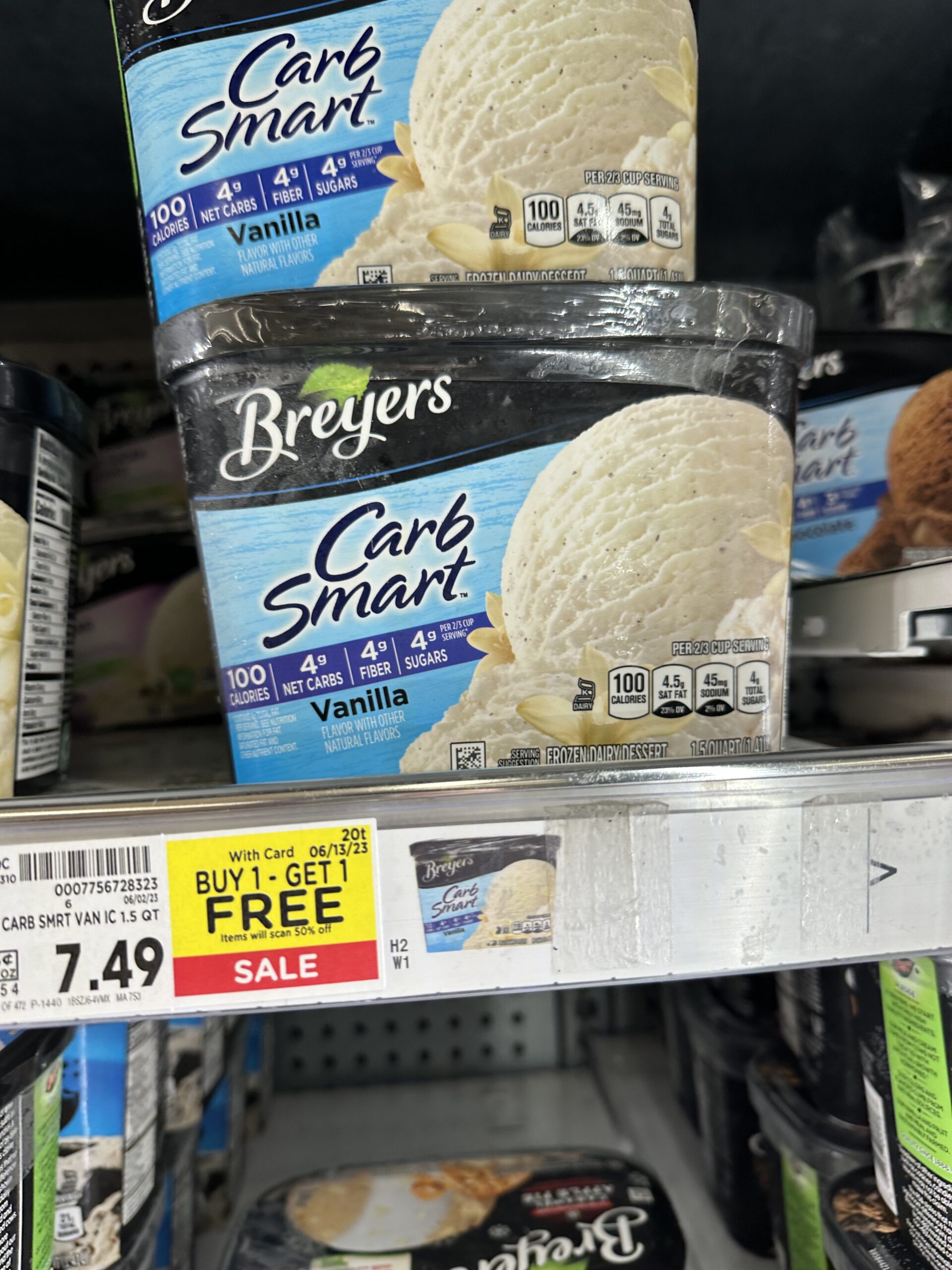 breyers ice cream kroger shelf image 4