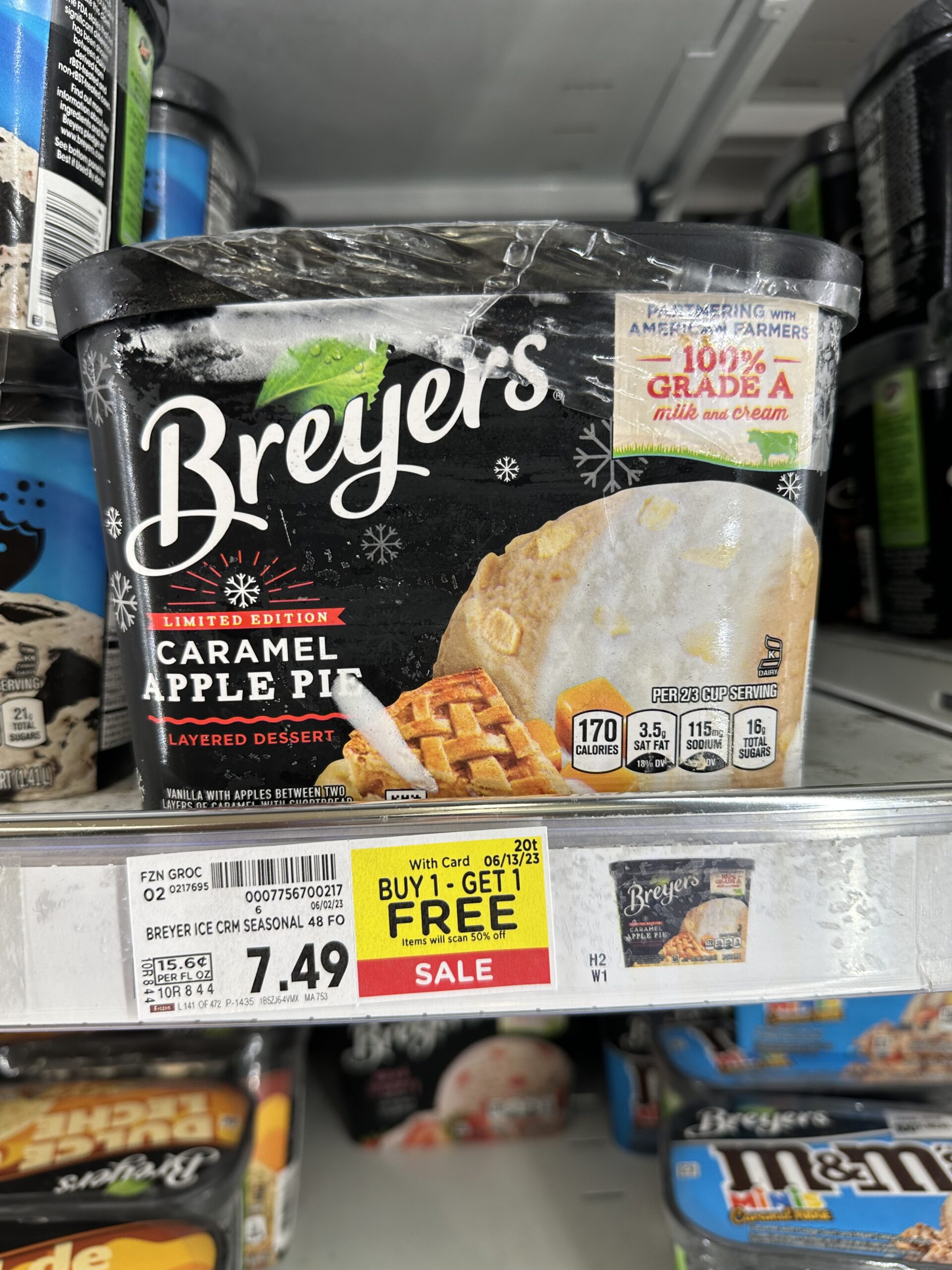 breyers ice cream kroger shelf image 5