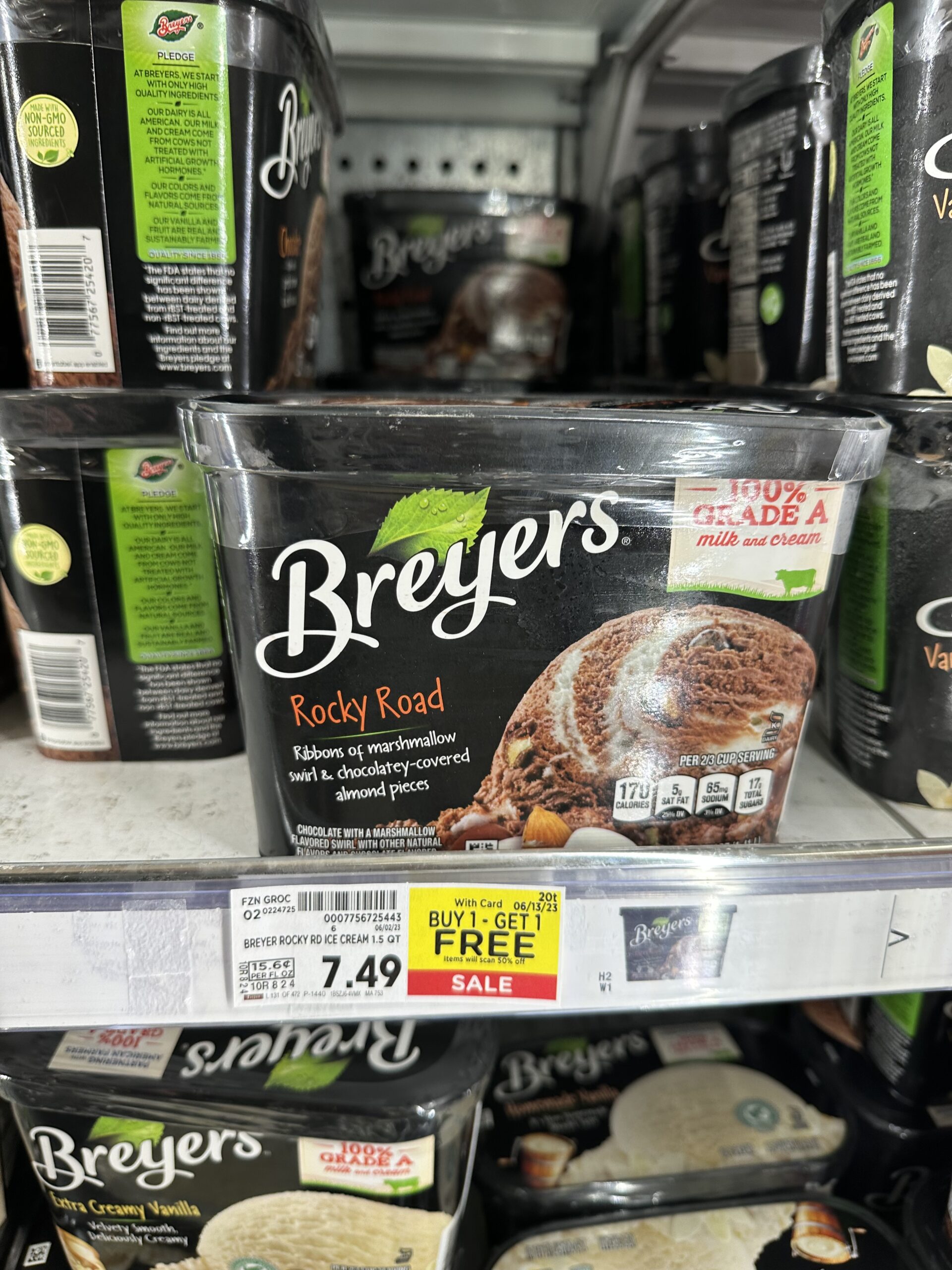 breyers ice cream kroger shelf image 15