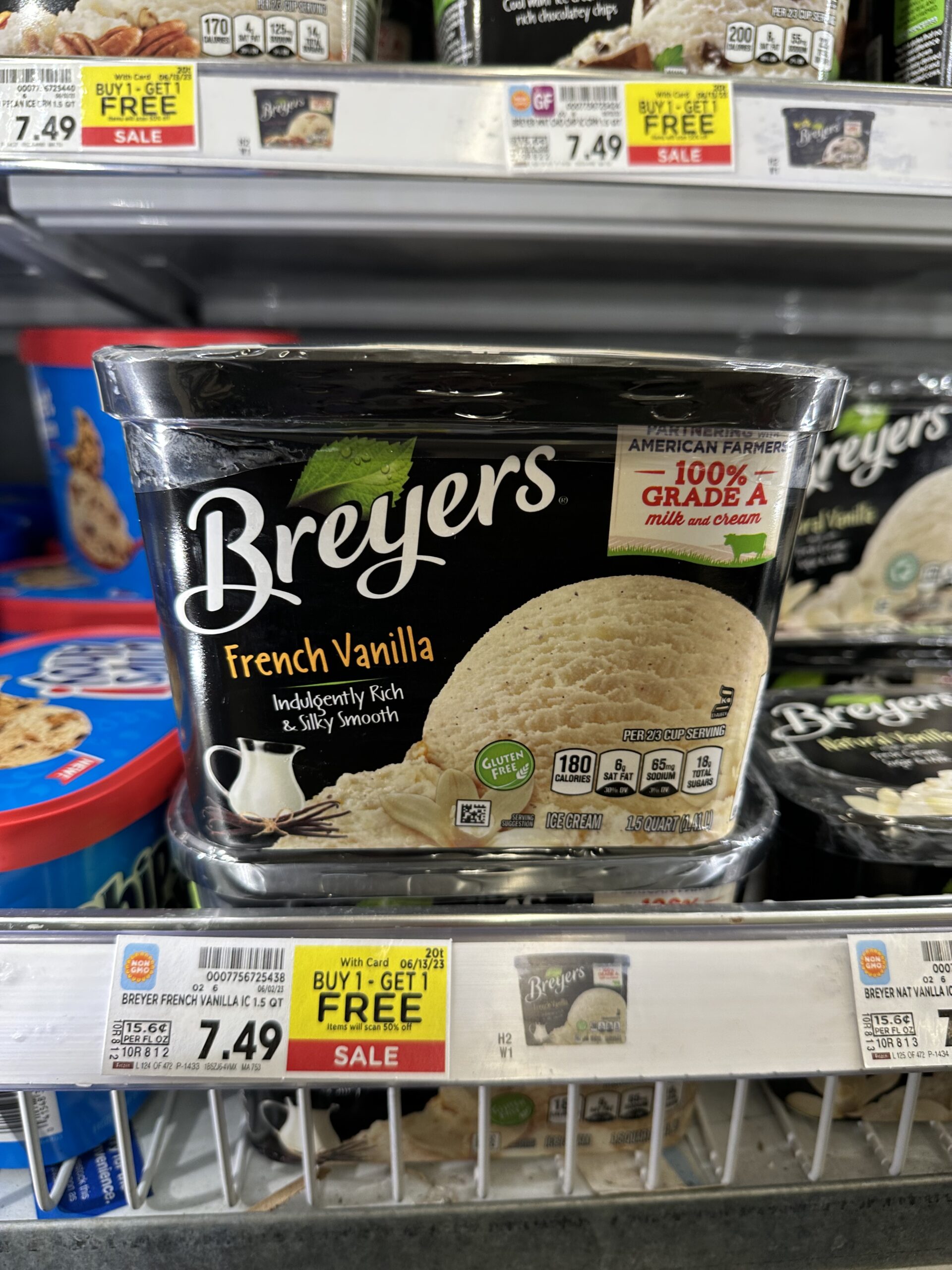 breyers ice cream kroger shelf image 19