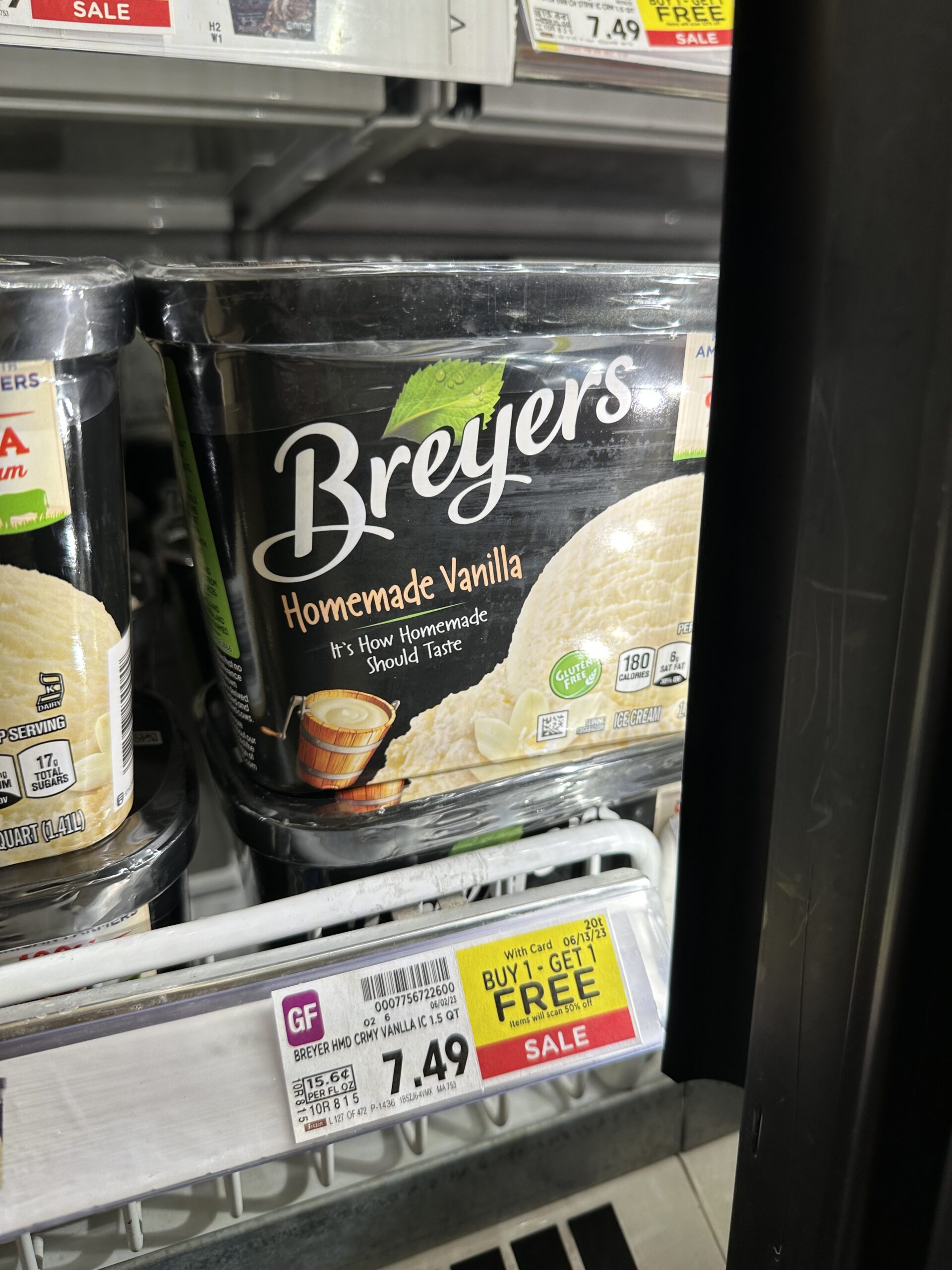 breyers ice cream kroger shelf image 22