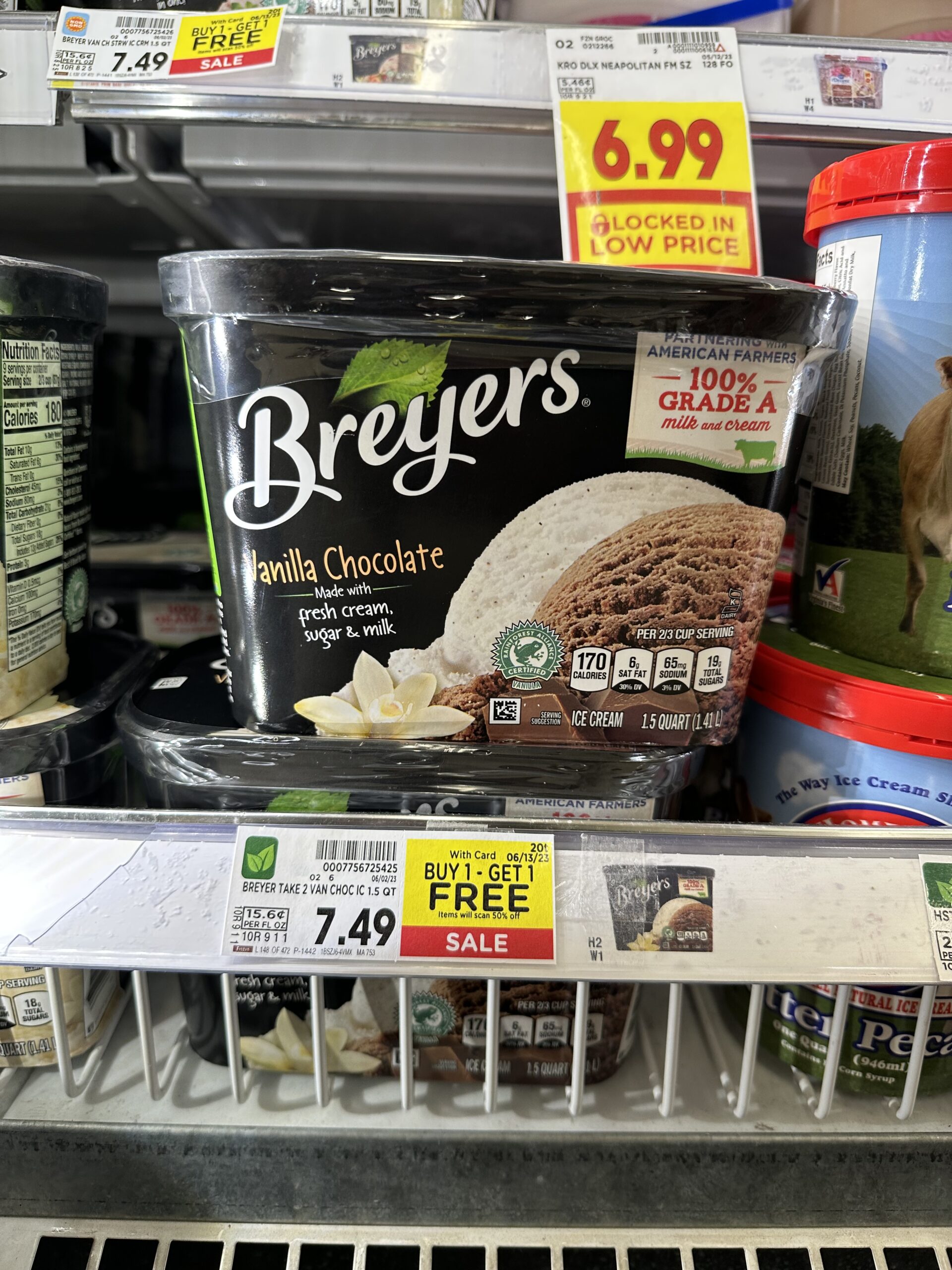 breyers ice cream kroger shelf image 23