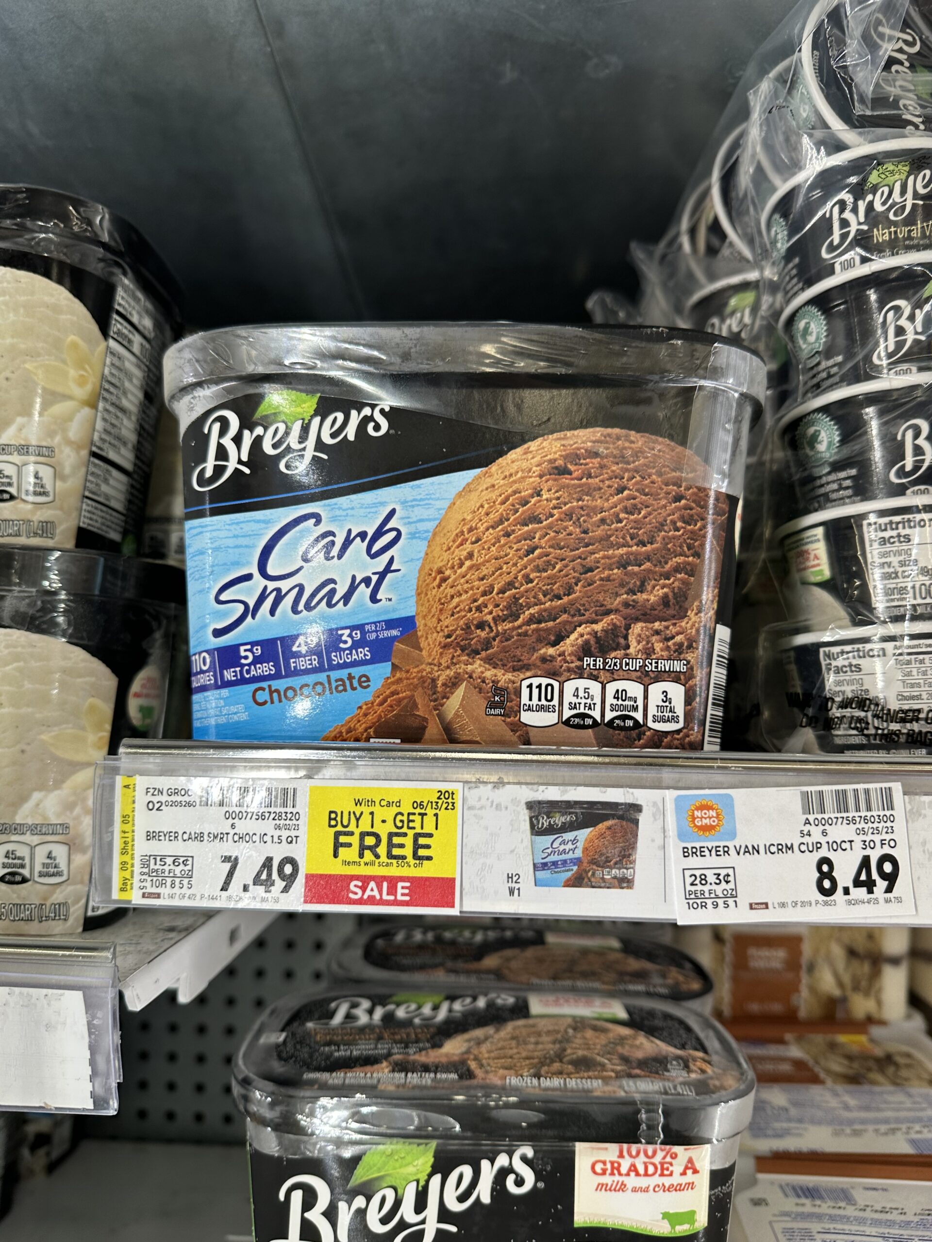 breyers ice cream kroger shelf image 26