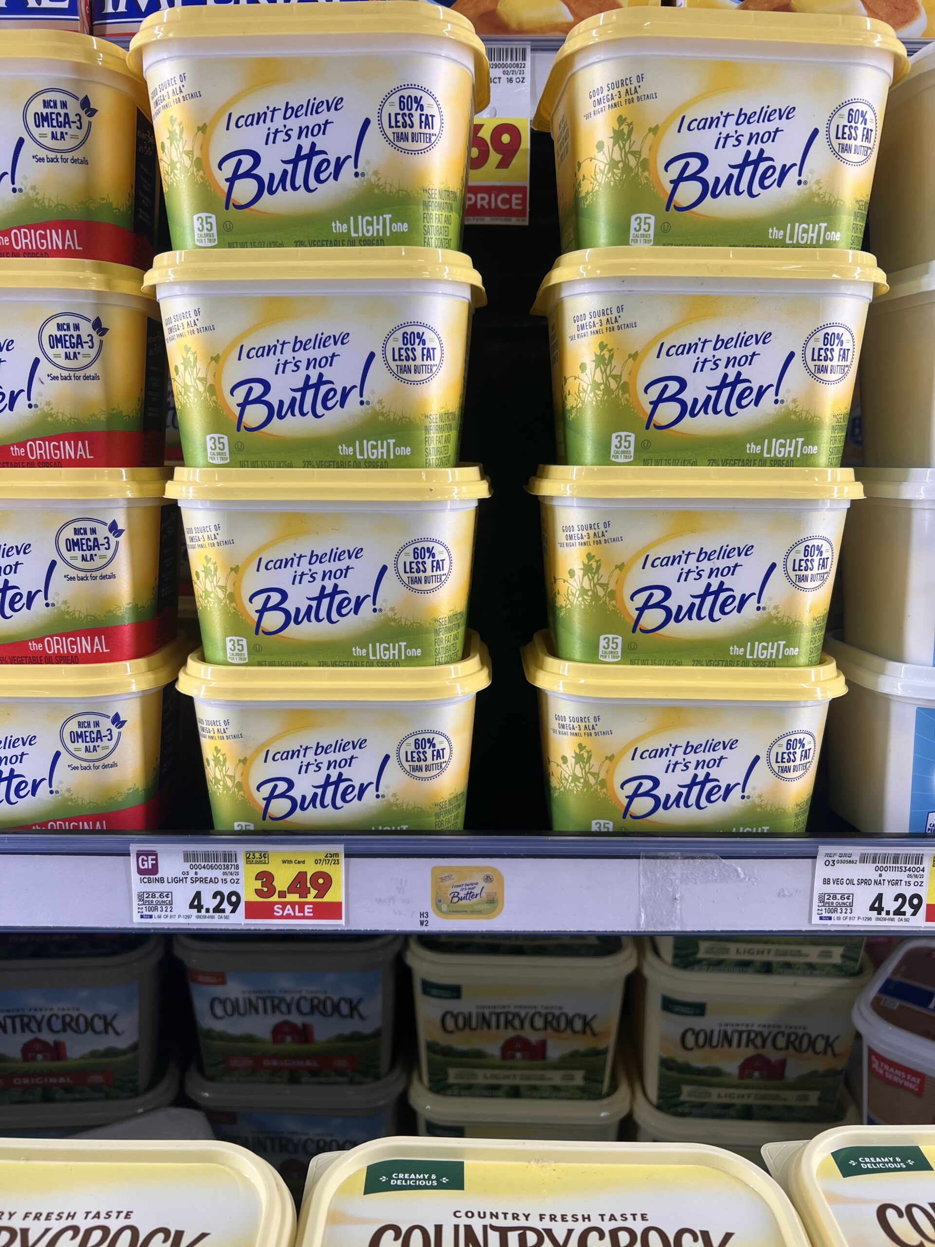 i can't believe its not butter kroger shelf image 1