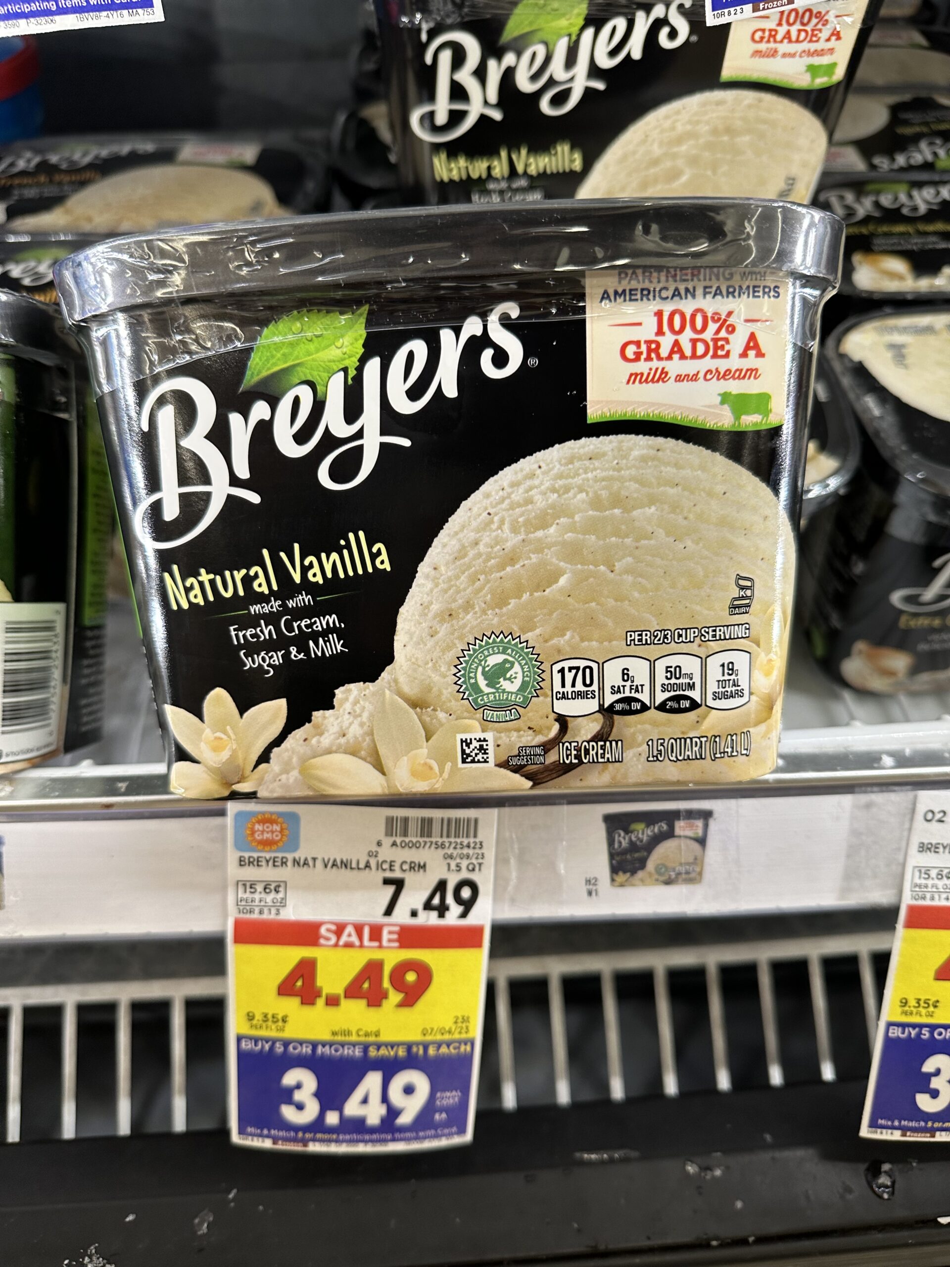 breyers ice cream kroger shelf image 8