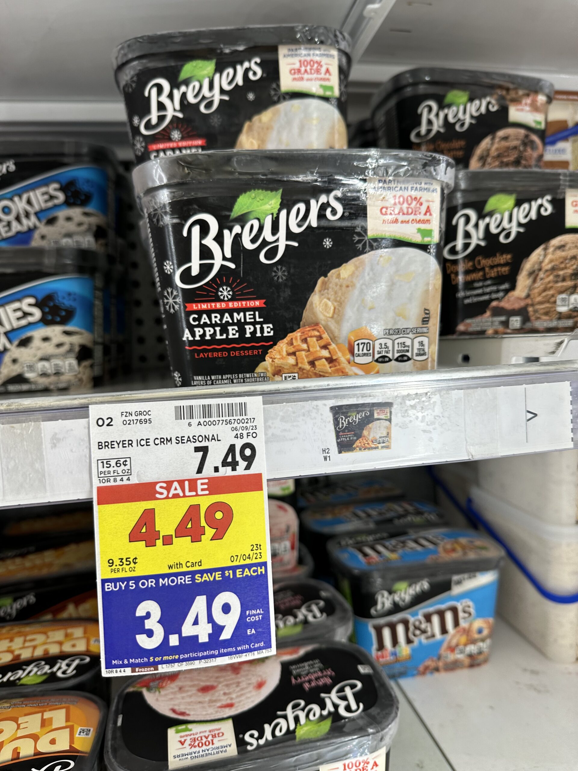 breyers ice cream kroger shelf image 12