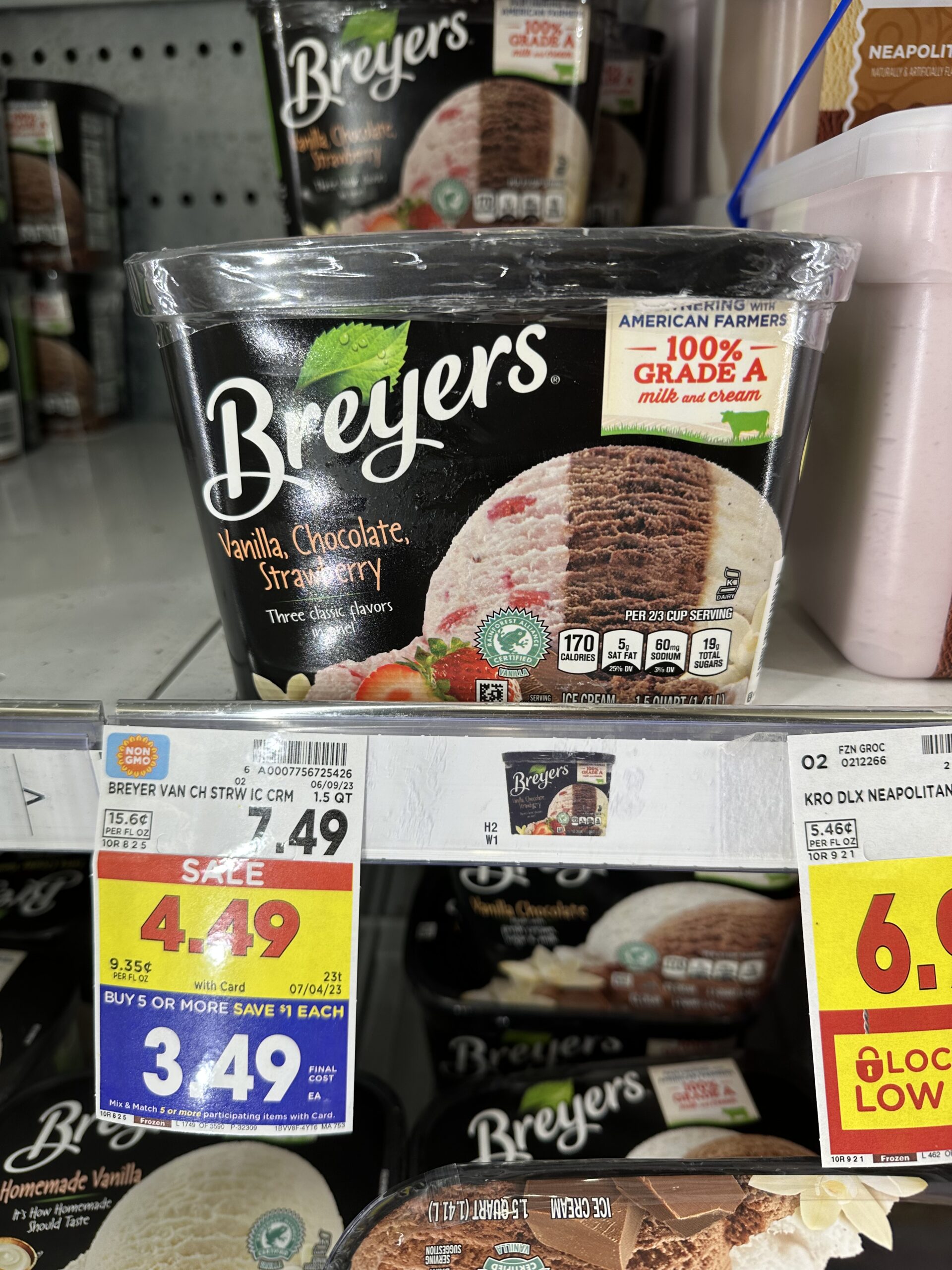 breyers ice cream kroger shelf image 18