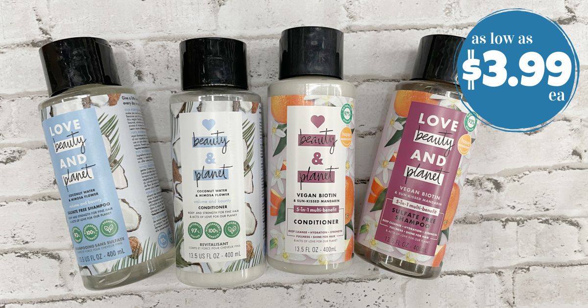 Love Beauty Shampoo and Conditioner as low as 3.99! Kroger Krazy