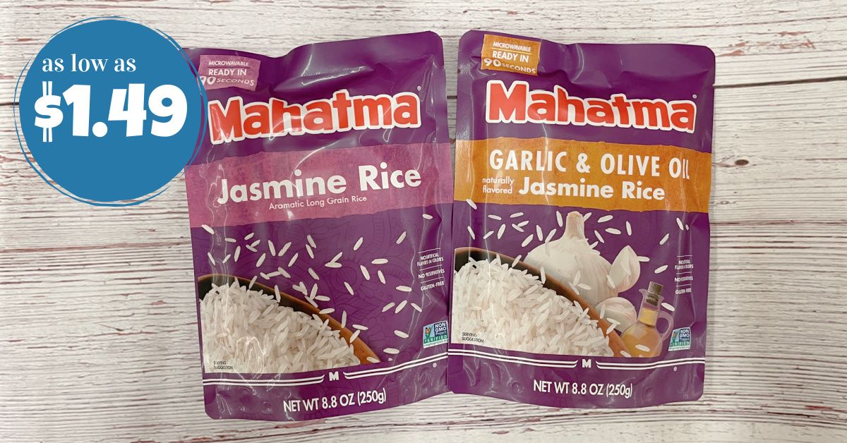 Mahatma Ready to Serve Rice as low as $1.49! - Kroger Krazy