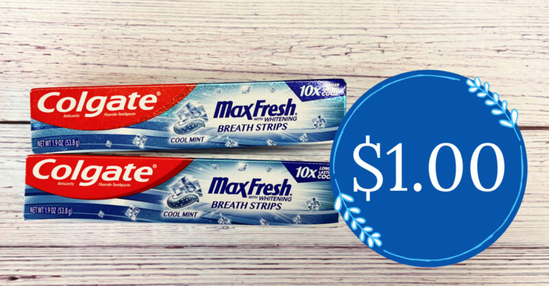 Colgate Max Fresh Toothpaste Kroger Krazy