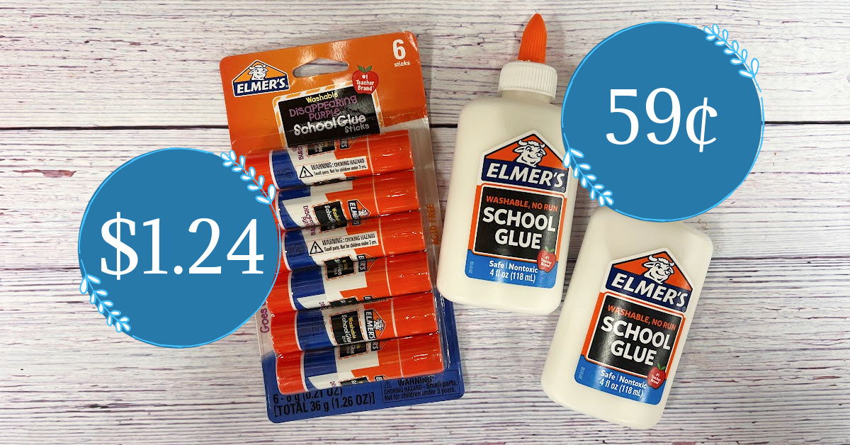 Elmer's Pourable Glue is 59¢! Glue Sticks are $1.24! - Kroger Krazy