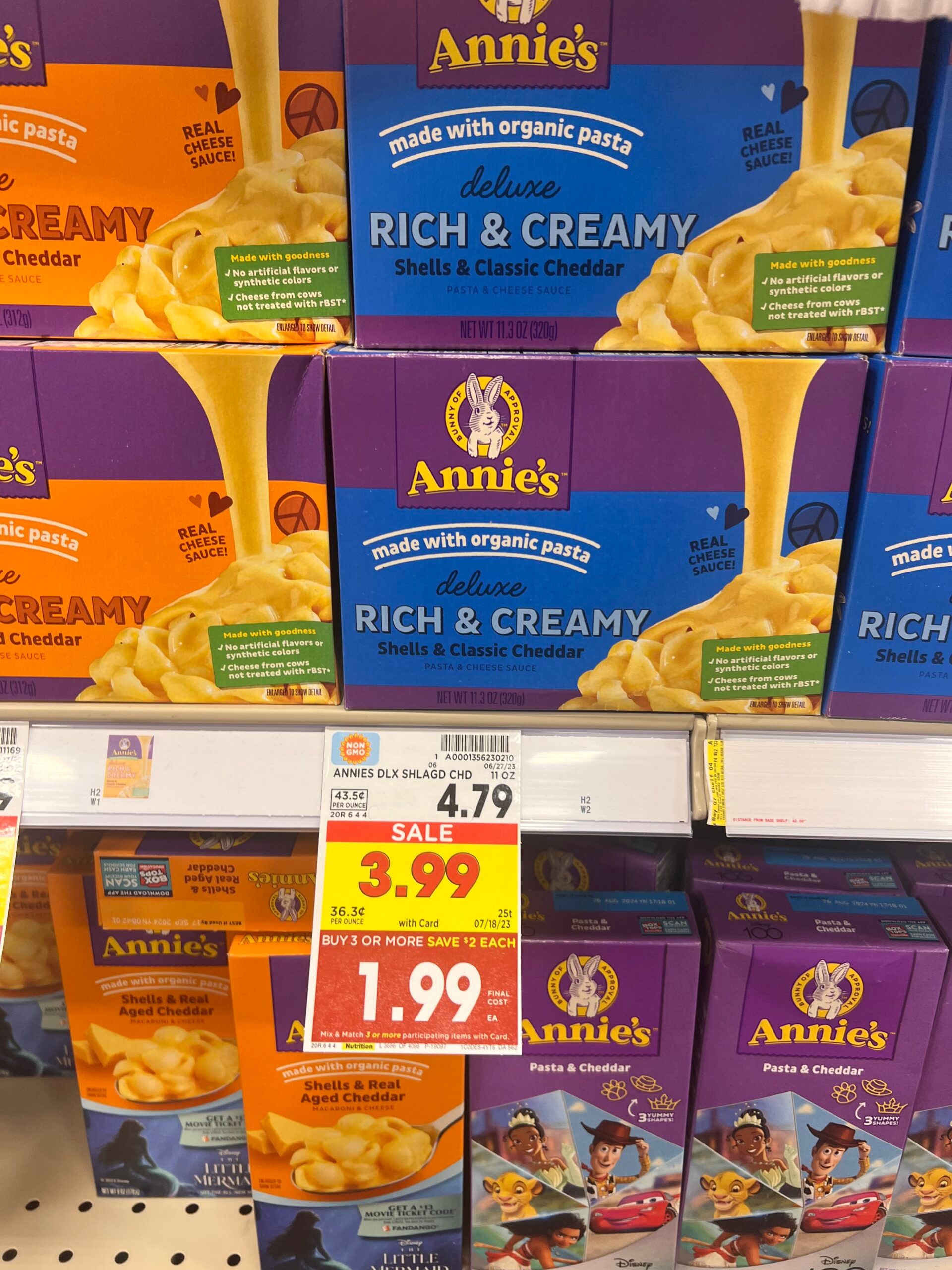 annies mac and cheese kroger shelf image 2