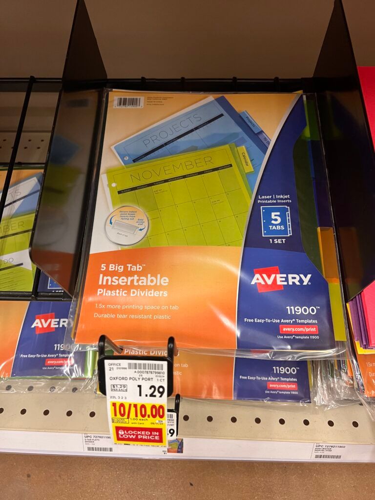 school supplies kroger