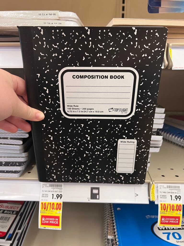 school supplies kroger