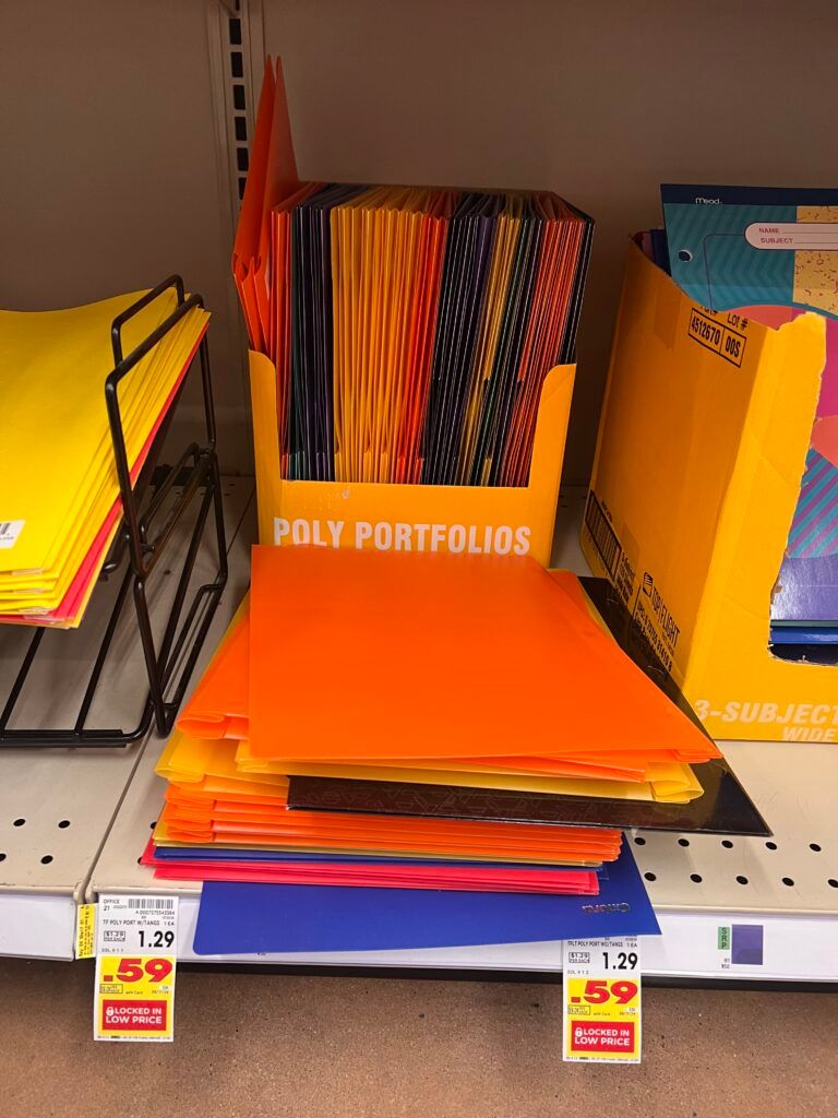 school supplies kroger