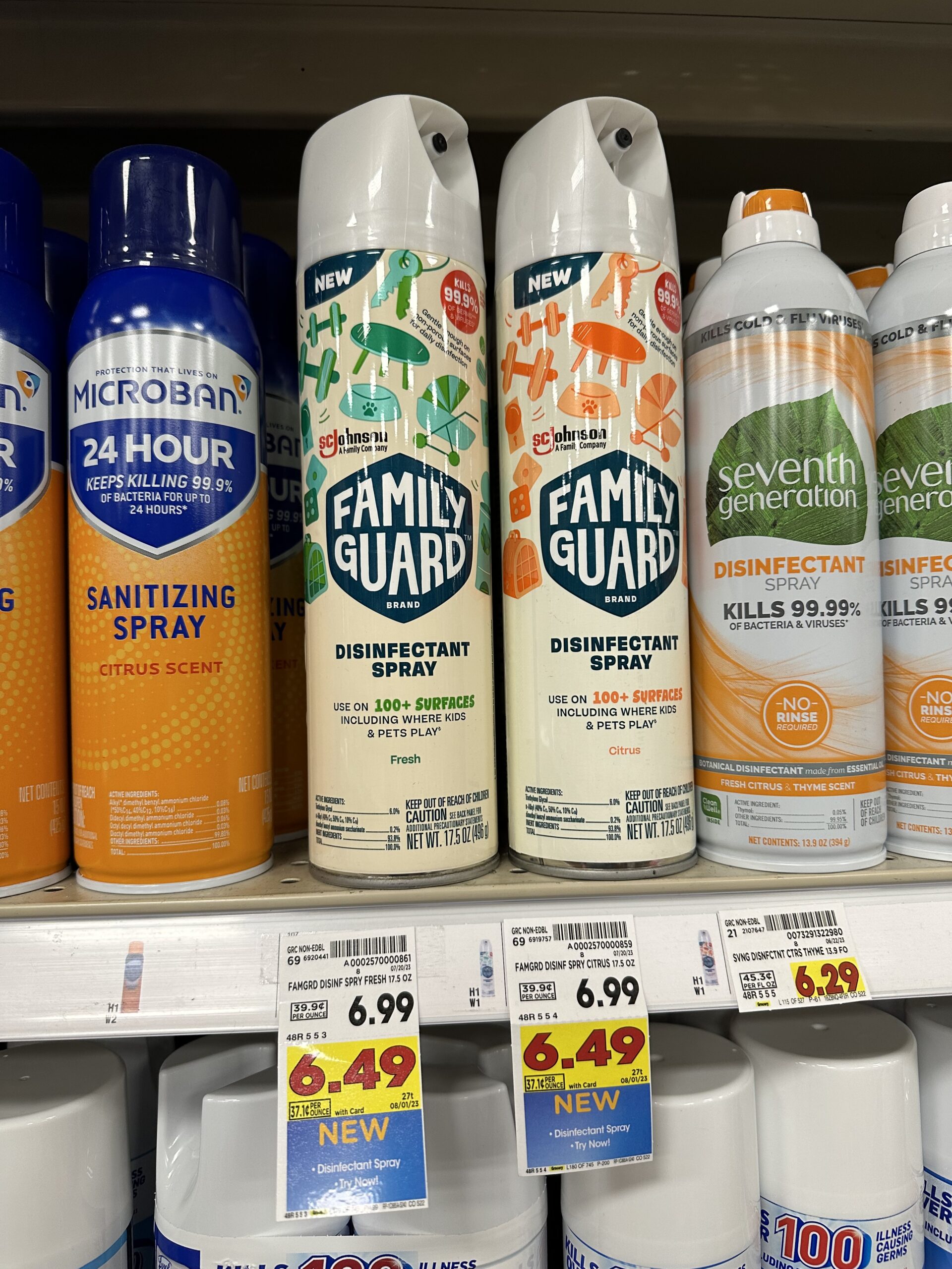 family guard sprays kroger shelf image