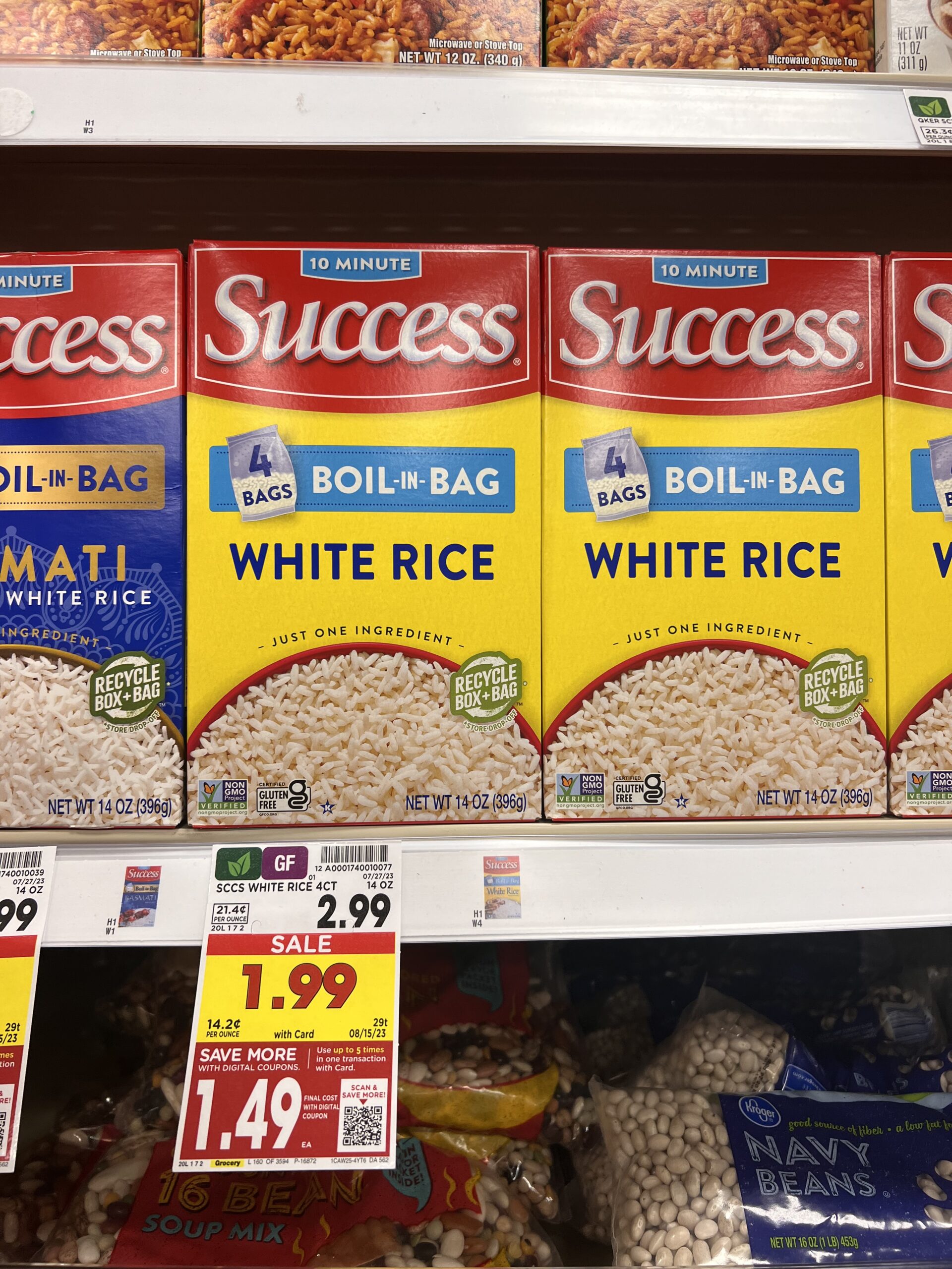 success rice kroger shelf image 3
