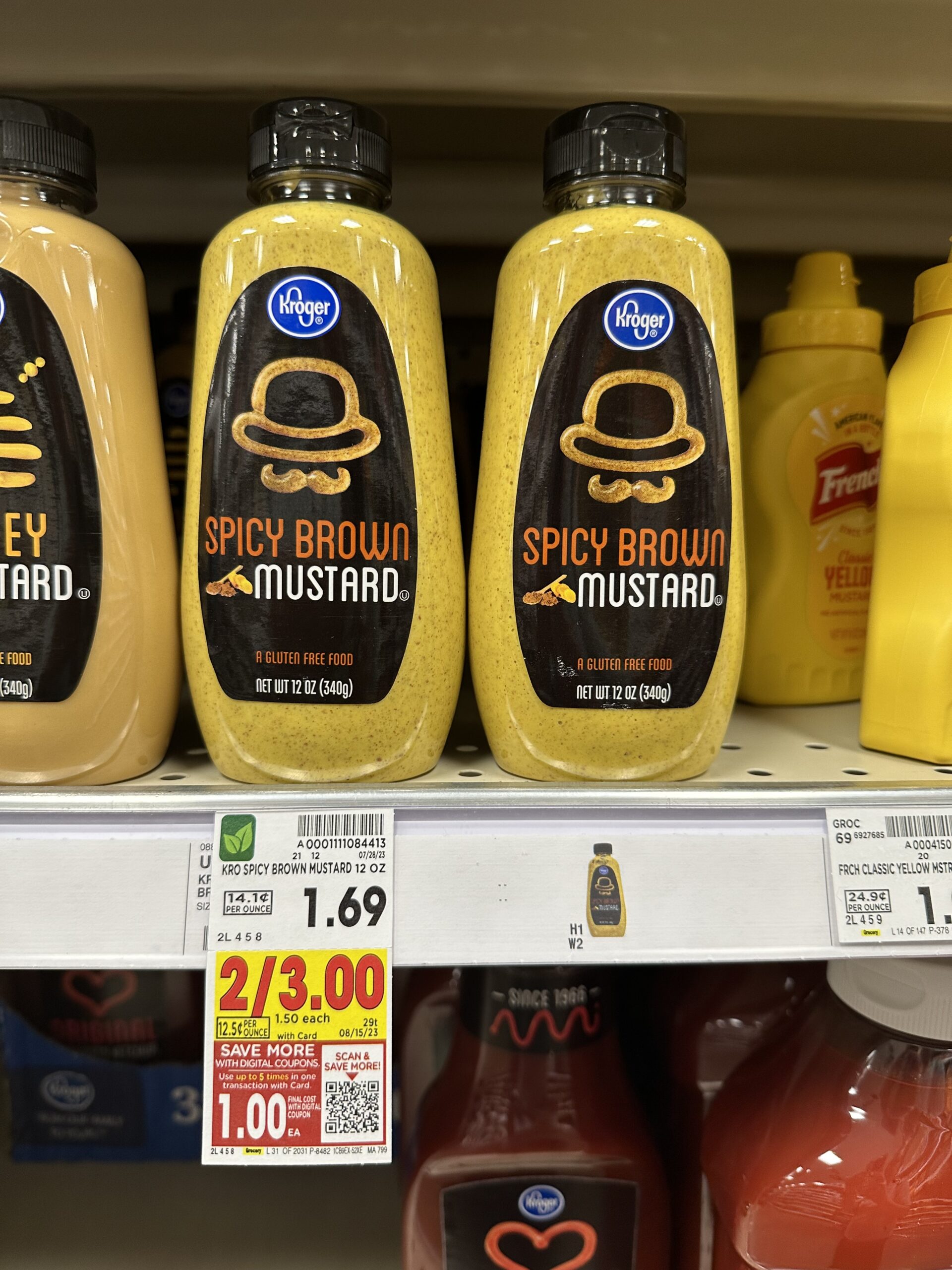 kroger mustard kroger shelf image 1