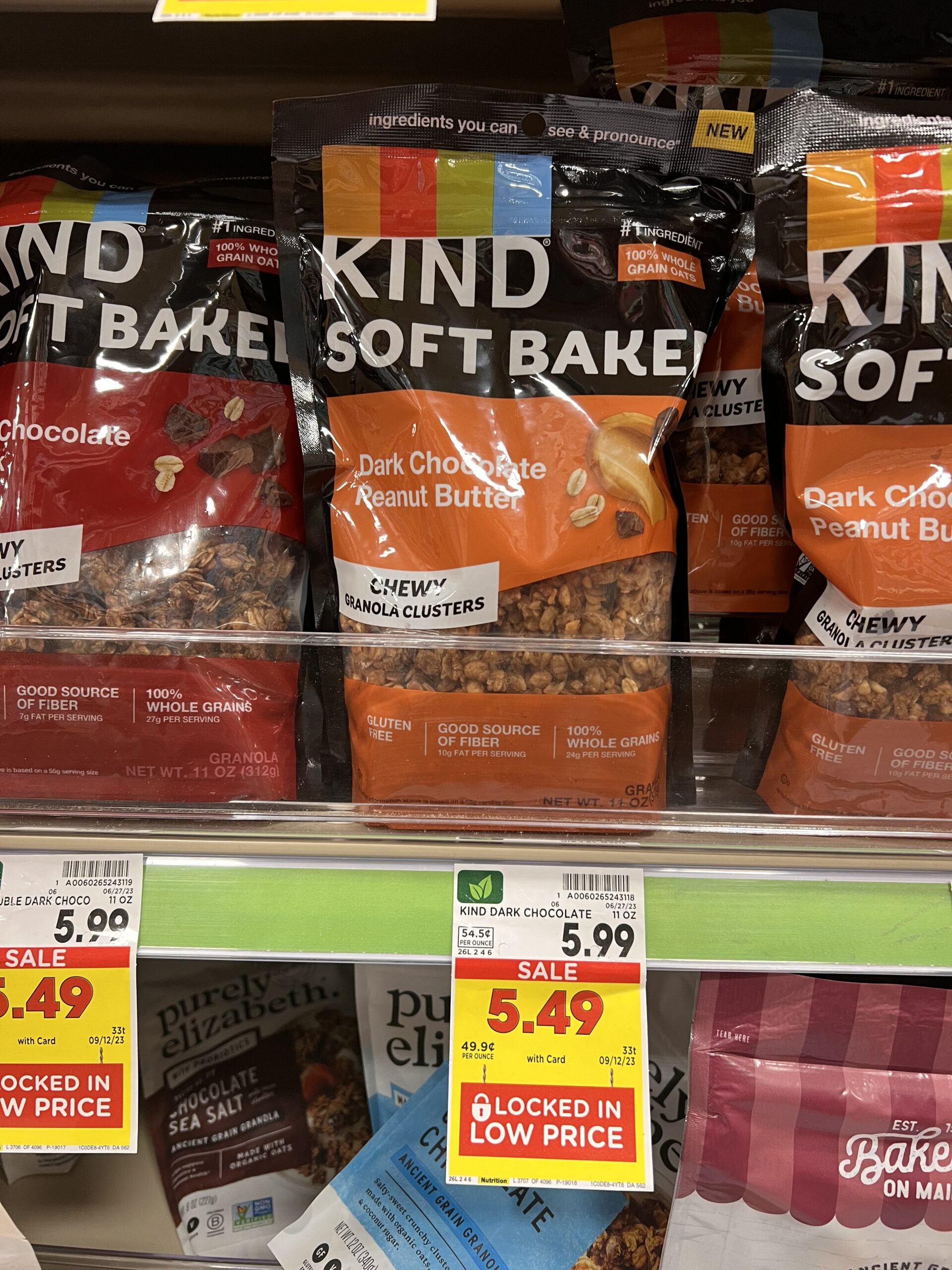 kind soft baked granola kroger shelf image 1