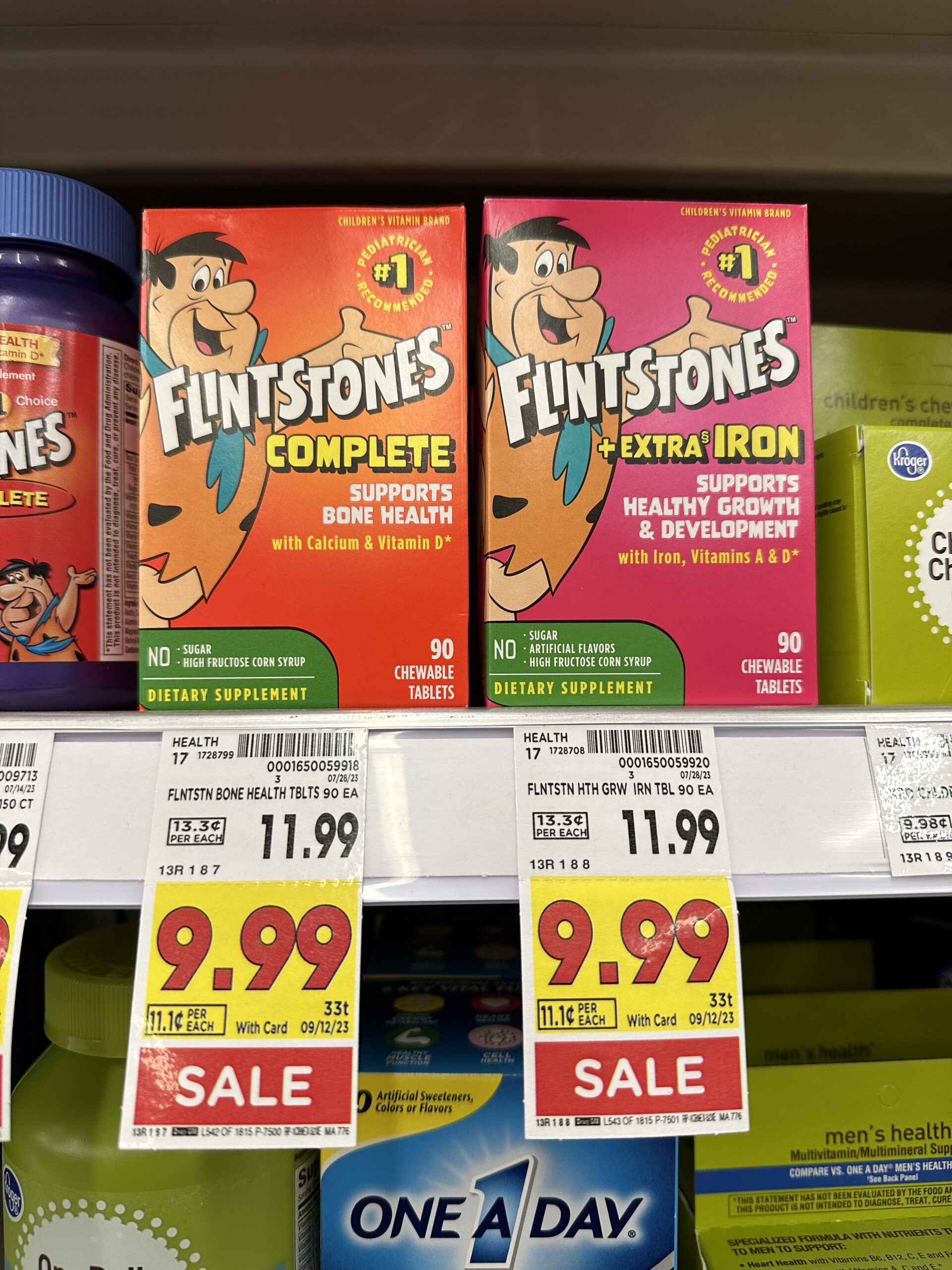 flintstones vitamins kroger shelf image 1