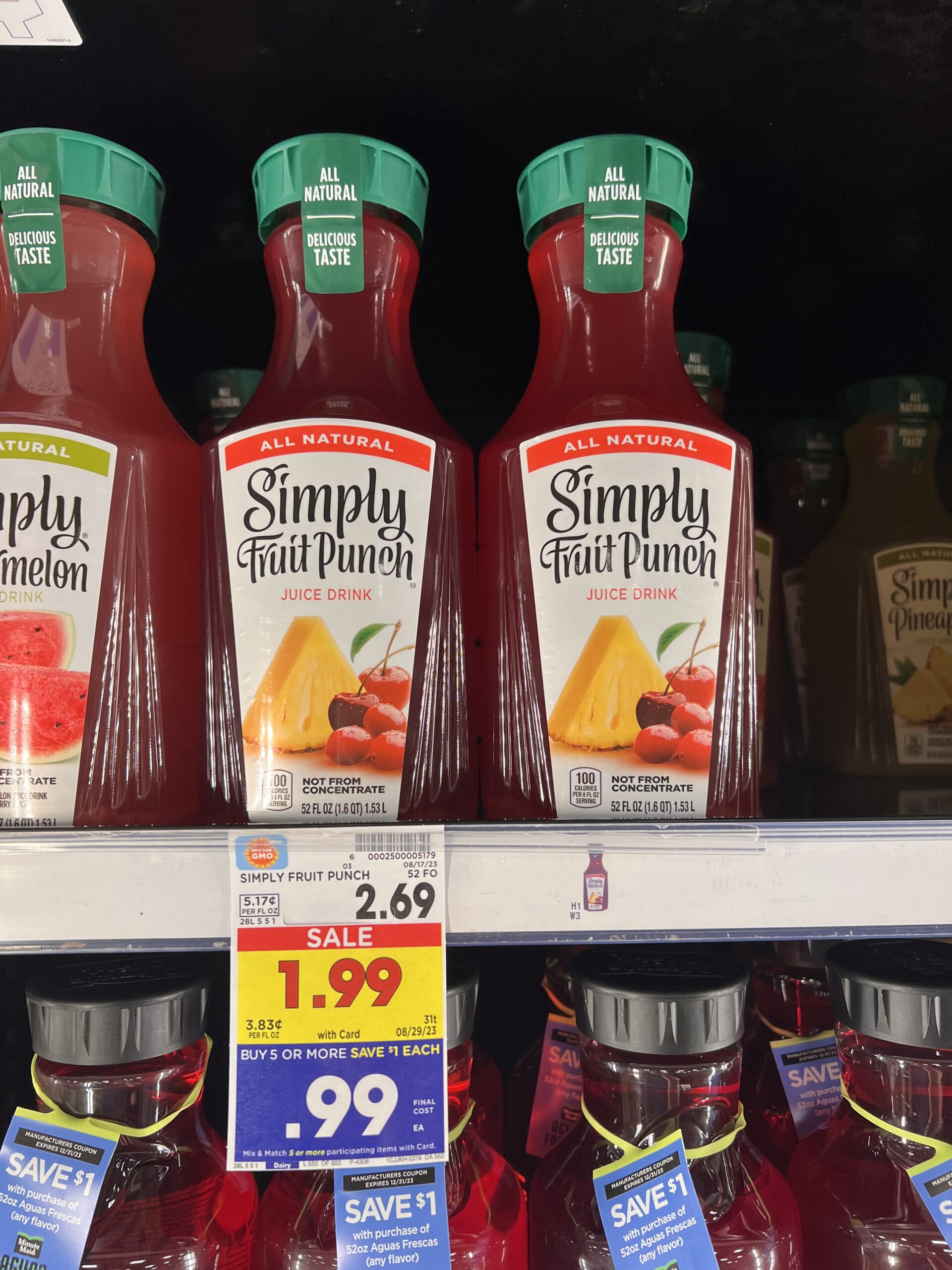 simply juice kroger shelf image 4