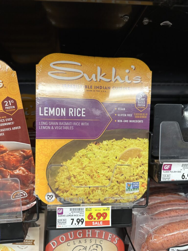 suhkis lemon rice kroger shelf image