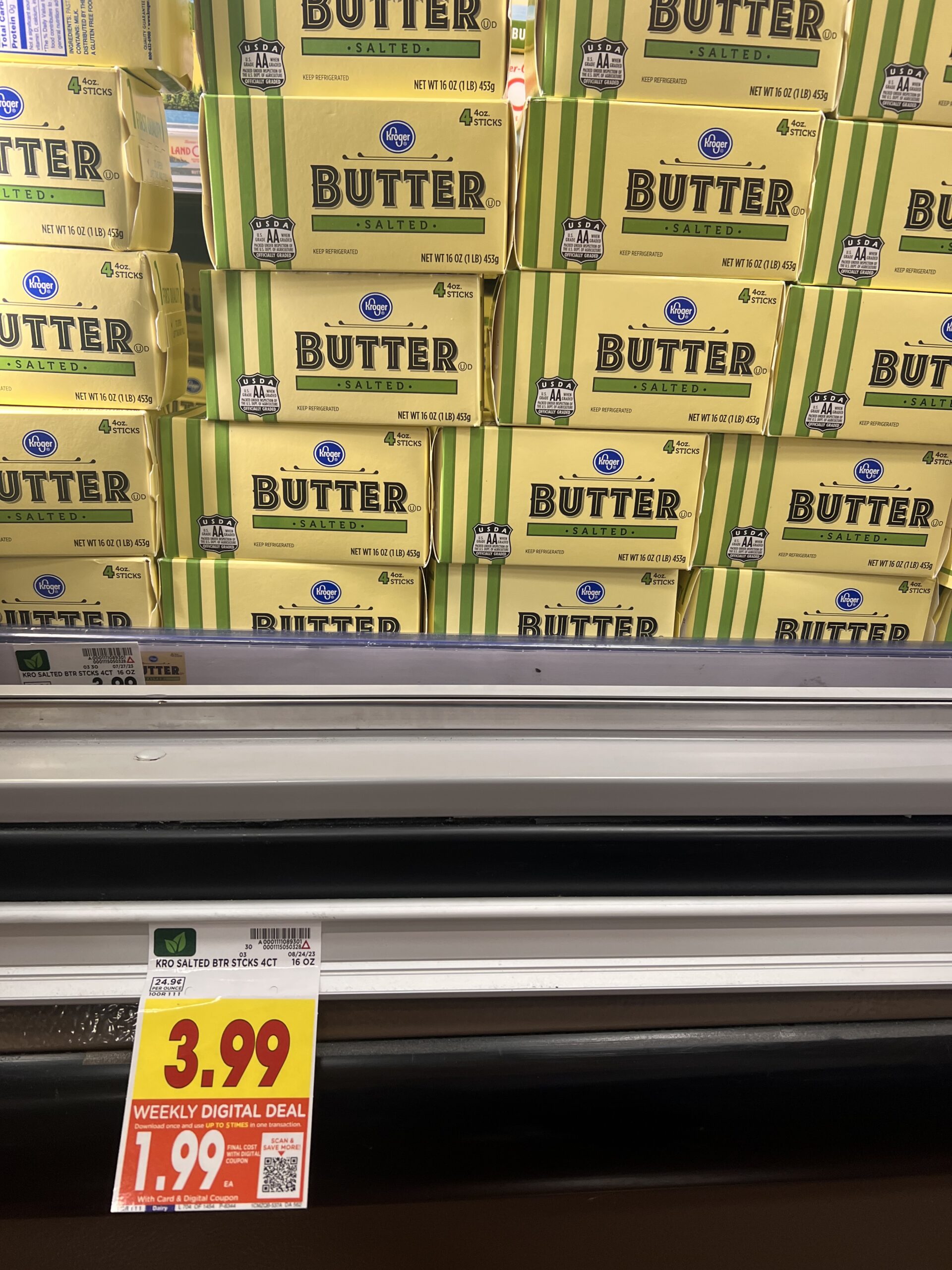 kroger butter kroger shelf image 2