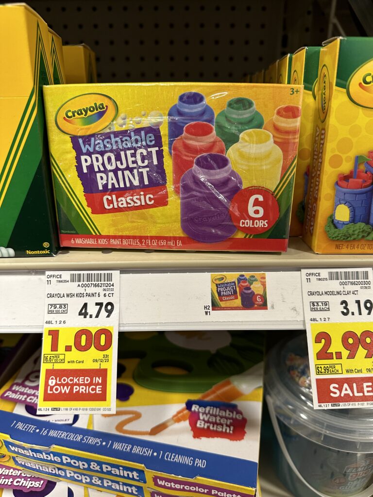 crayola paint kroger shelf image