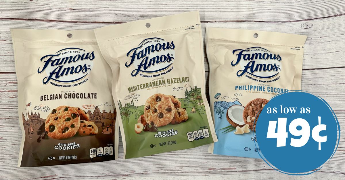 Famous Amos Cookies as low as 49¢! - Kroger Krazy