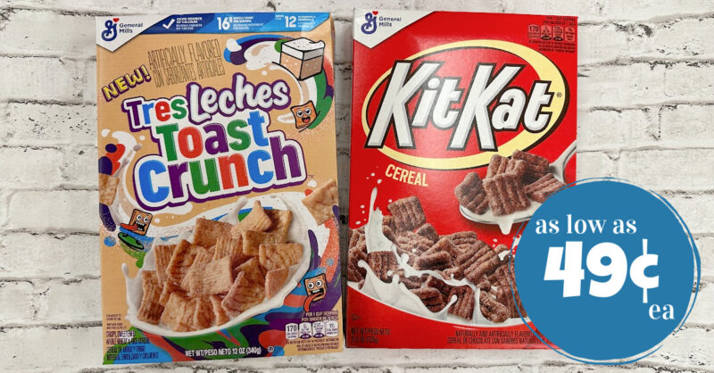 gm tres leches cinnamon toast crunch and kitkat kroger krazy 1