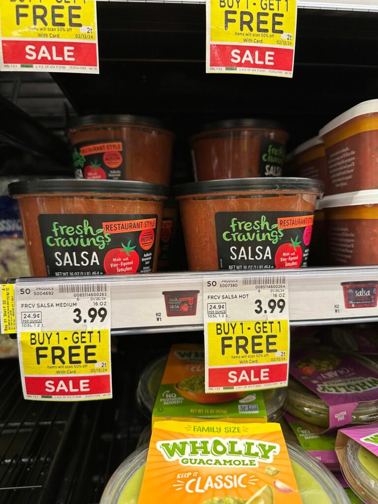 fresh cravings salsa kroger shelf image