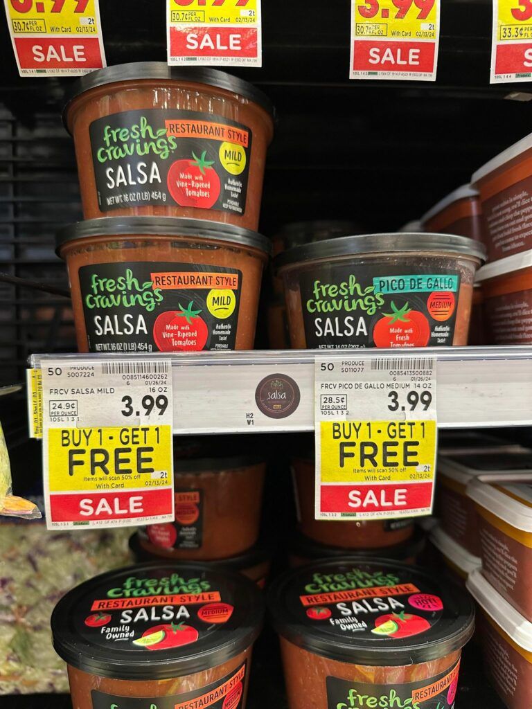fresh cravings salsa kroger shelf image
