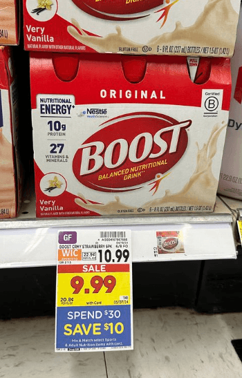BOOST Original Kroger Shelf Image