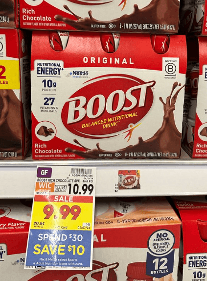 BOOST Original Kroger Shelf Image
