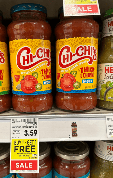 Chi-Chi's Salsa Kroger Shelf Image