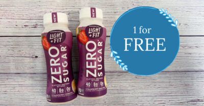 Dannon Light & Fit Zero Sugar Drink kroger krazy