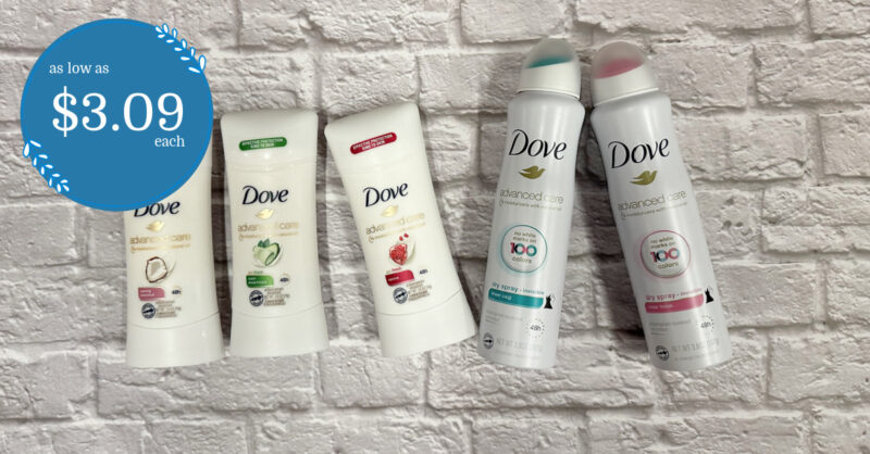Dove Dry Spray and Deodorants Kroer Krazy