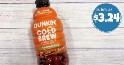 Dunkin' Cold Brew Concentrate Kroger Krazy 1