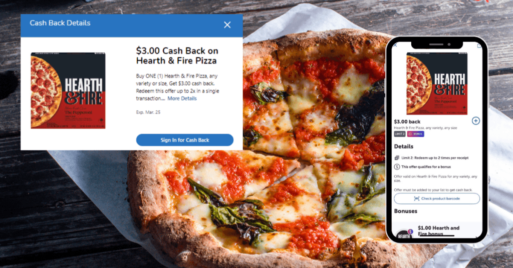 Hearth & Fire Pizza Kroger Rebates