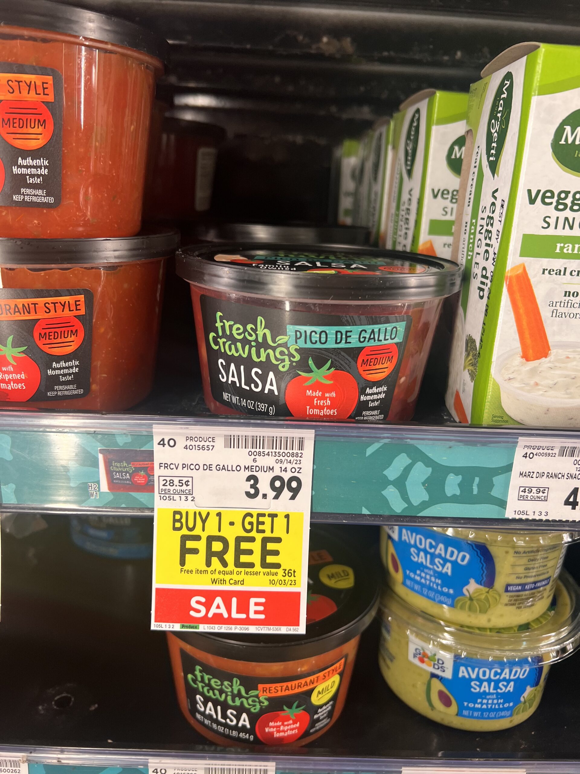 fresh cravings salsa kroger shelf image 1