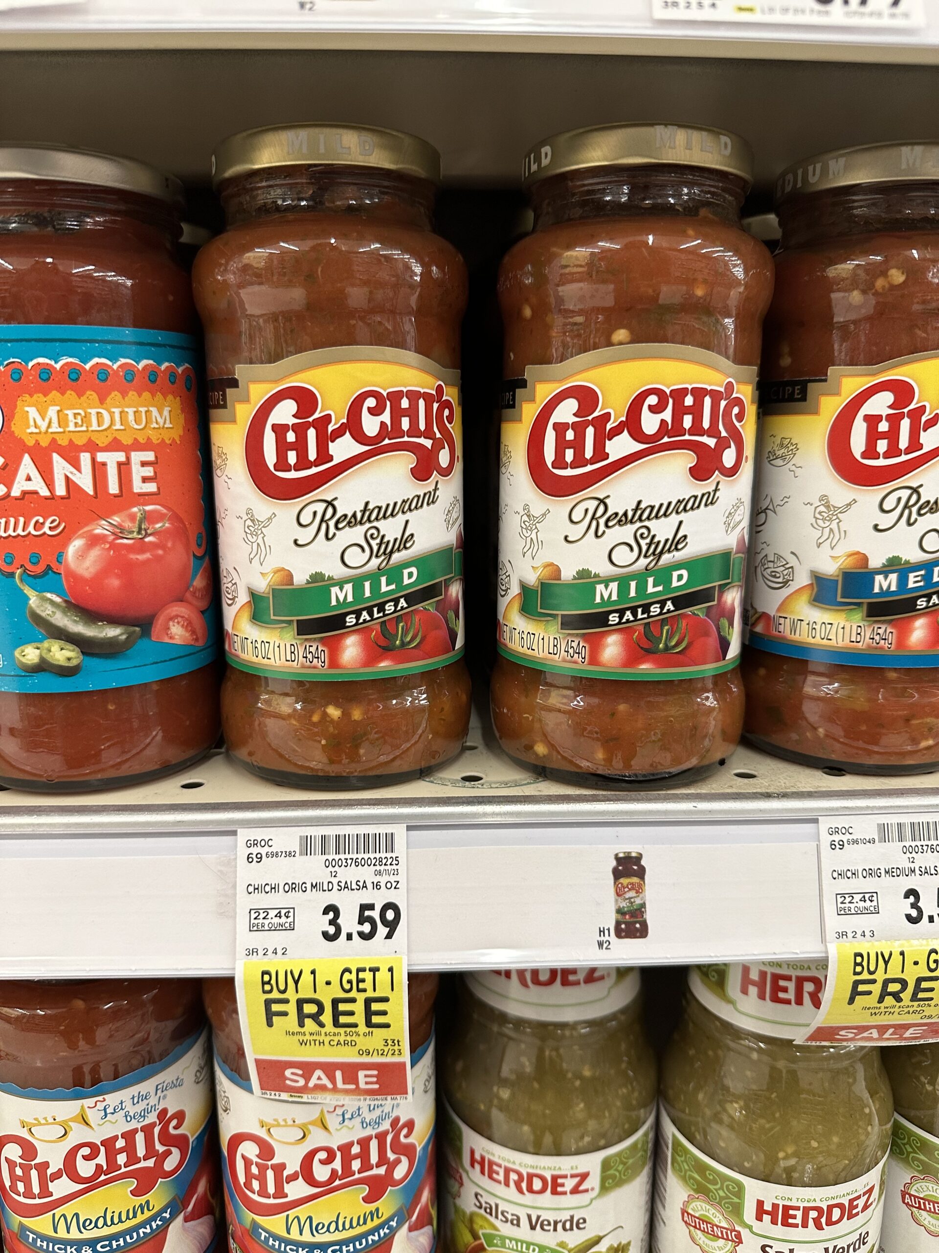 chichis salsa kroger shelf image 1