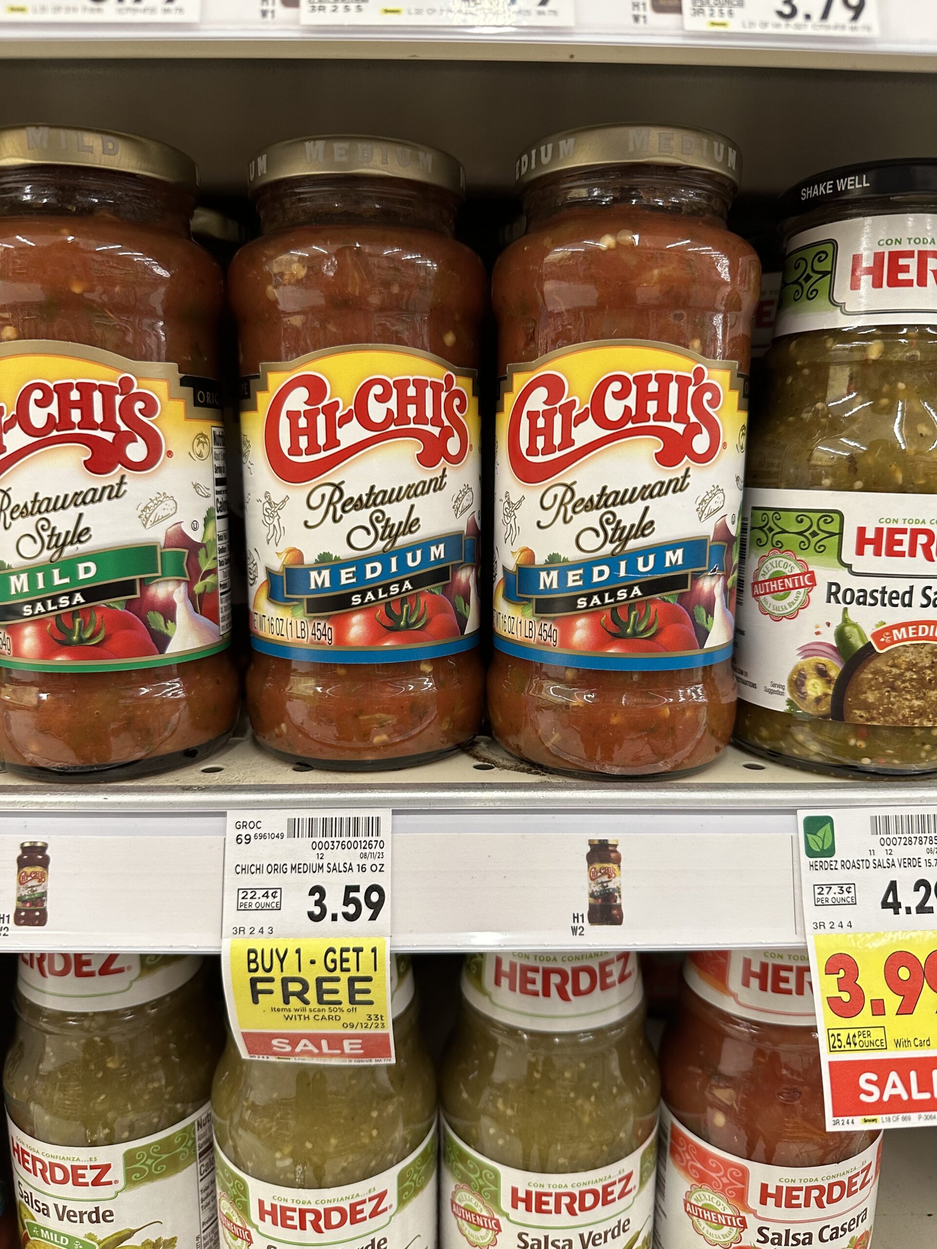 chichis salsa kroger shelf image 2