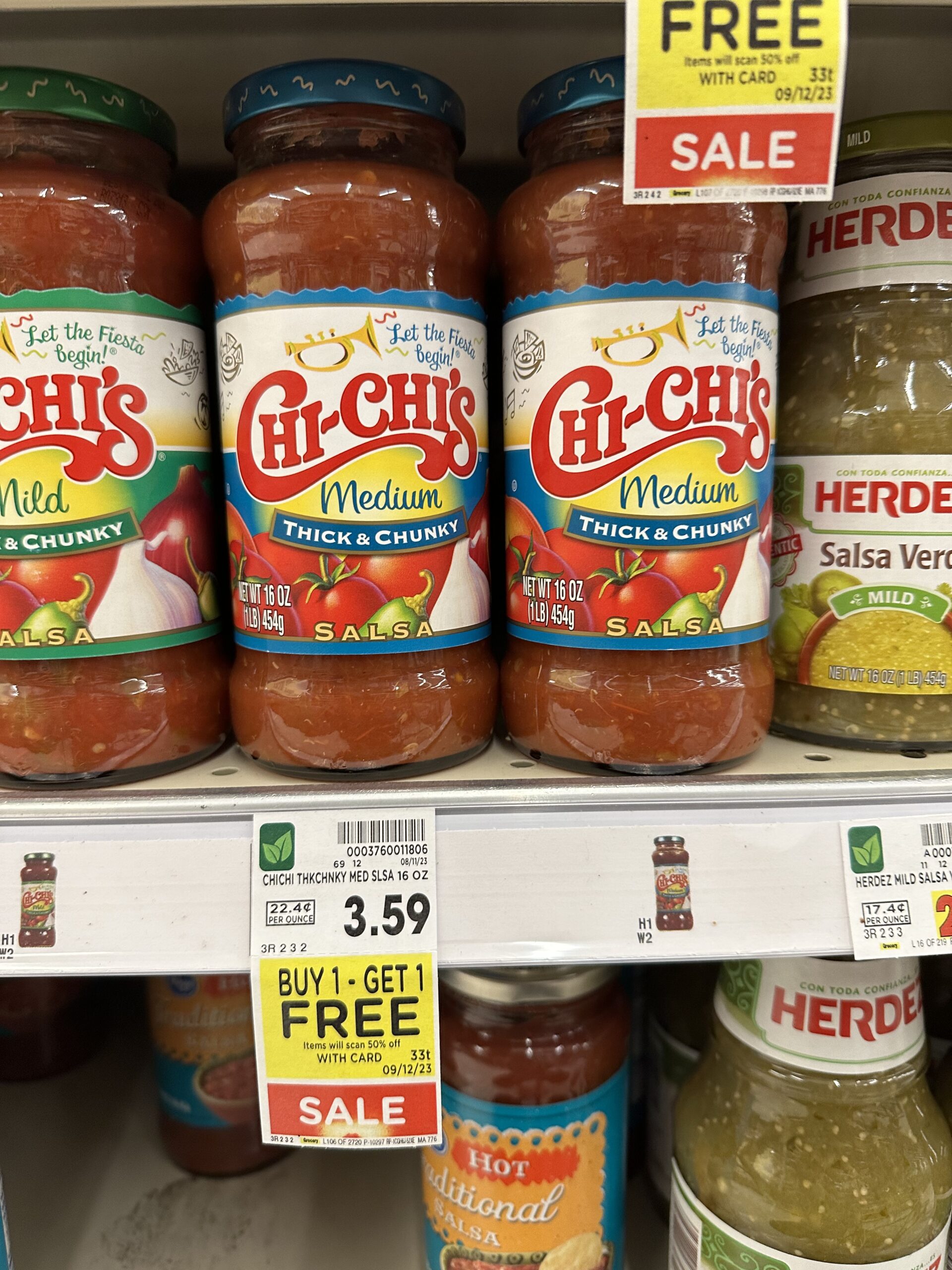 chichis salsa kroger shelf image 3