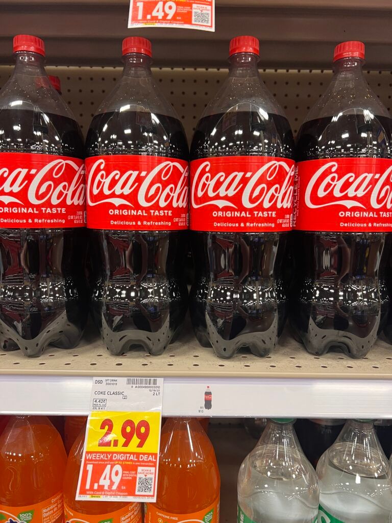 soda 2 liter kroger shelf image