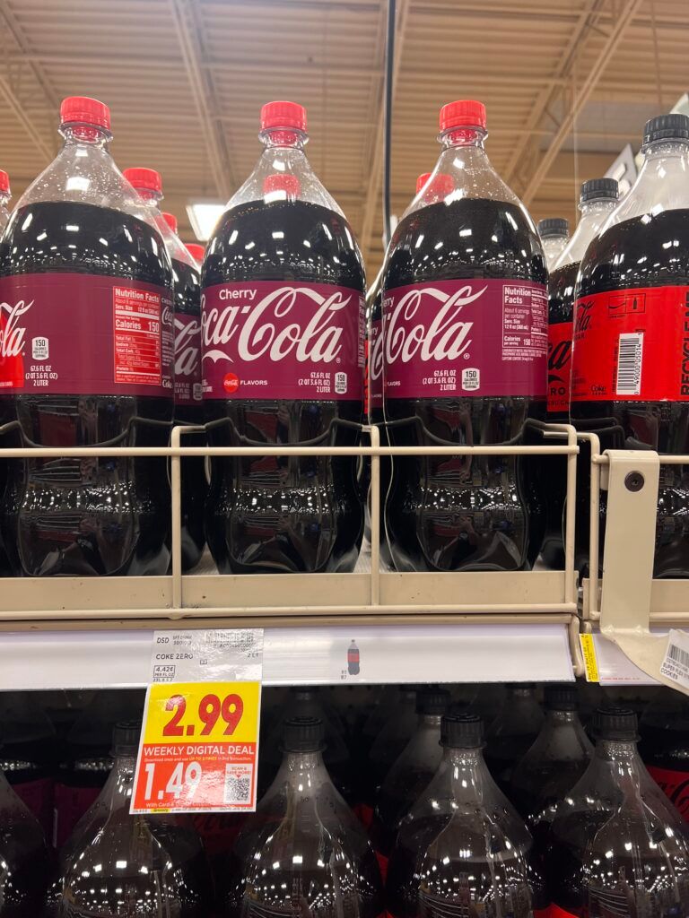 soda 2 liter kroger shelf image