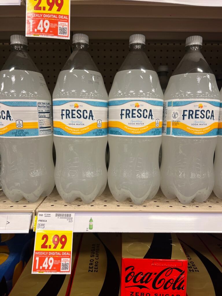 soda 2 liter kroger shelf image